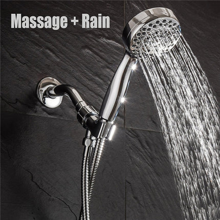 4 Inches Shower Head ABS Bathroom Bath Shower Water Saving High Pressure Round Shape Hand Shower