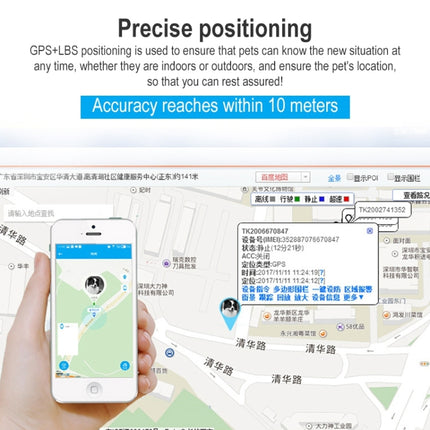 Z8-A Mini Pet Smart Wear GPS Pet Locator Tracking Device - DealBuddy