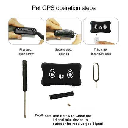 TK200 2G IP67 Waterproof GPS / GPRS / GSM Personal / Goods /  Pet / Bag Locator Pet Collar Real-time Tracking Device, TK200 - DealBuddy