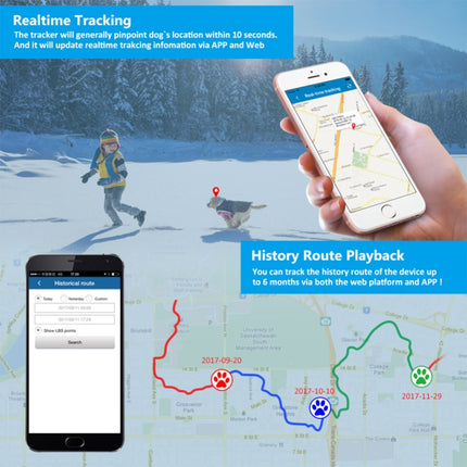 TK-909 GPS / GPRS / GSM Pet Locator Pet Collar Real-time Tracking Device, TK-909 - DealBuddy