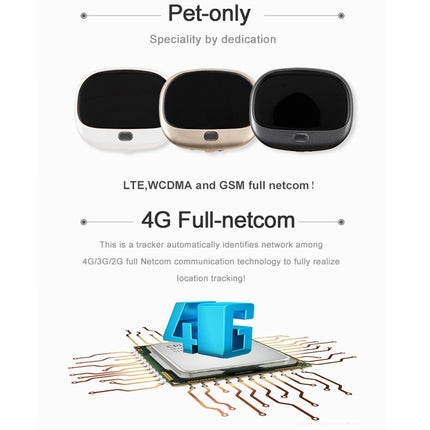 RF-V43 A Style IP67 Waterproof GPS + LBS + WiFi Pet Locator Pet Collar Tracking Device For Asia/Europe/Africa/Australia, RF-V43 A Style (Black), RF-V43 A Style (White) - DealBuddy