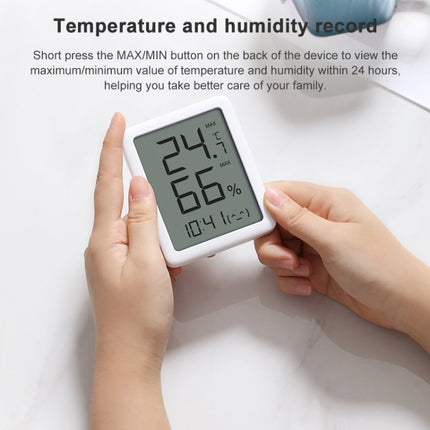 Original Xiaomi Youpin Miaomiaoce LCD Digital Hygrometer Indoor Thermometer Humidity Monitor - DealBuddy
