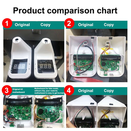 K3 Handsfree Non-contact Forehead Body Infrared Thermometer - DealBuddy