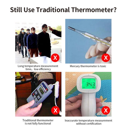 K3 Handsfree Non-contact Forehead Body Infrared Thermometer - DealBuddy