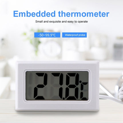 Mini LCD Indoor Digital Thermometer (Celsius Display), (Celsius Display) (White), (Celsius Display) (Black)