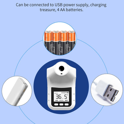 K3 Pro Handsfree Non-contact Forehead Body Light-sensitive Distance Sensor Infrared Thermometer, 2.8 inch LCD Display Screen - DealBuddy