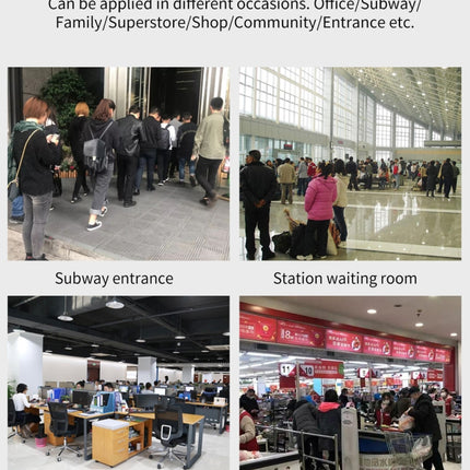 K3 Pro Handsfree Non-contact Forehead Body Light-sensitive Distance Sensor Infrared Thermometer, 2.8 inch LCD Display Screen - DealBuddy