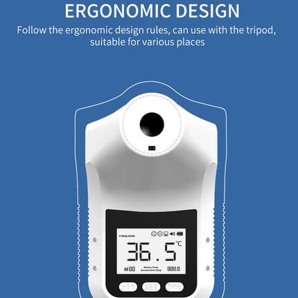K3 Pro Handsfree Non-contact Forehead Body Light-sensitive Distance Sensor Infrared Thermometer, 2.8 inch LCD Display Screen - DealBuddy