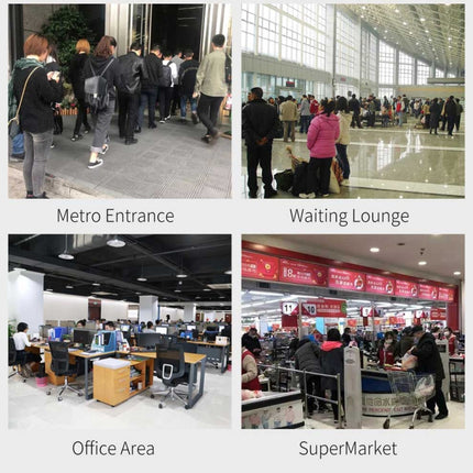 KF150 Long-distance Handsfree Non-contact Forehead Body Light-sensitive Distance Sensor Infrared Thermometer, 2.8 inch LCD Display Screen - DealBuddy