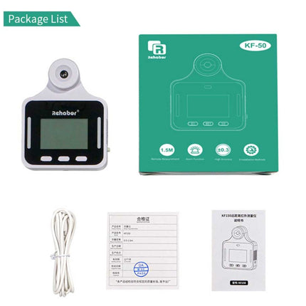 KF150 Long-distance Handsfree Non-contact Forehead Body Light-sensitive Distance Sensor Infrared Thermometer, 2.8 inch LCD Display Screen - DealBuddy