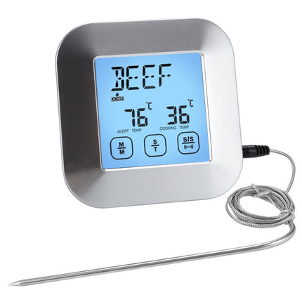 TS-82 Digital Kitchen Food Cooking BBQ Wireless Touch Screen Thermometer with Timer Alarm - DealBuddy