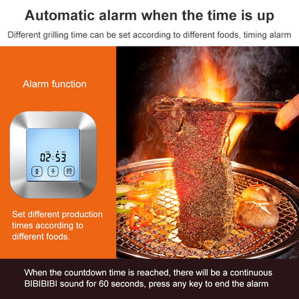 TS-82 Digital Kitchen Food Cooking BBQ Wireless Touch Screen Thermometer with Timer Alarm - DealBuddy