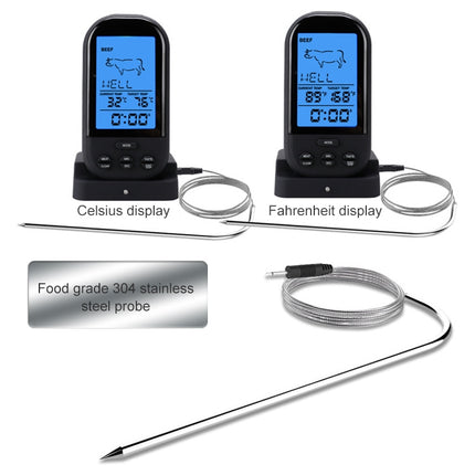 TS-HY62 Digital Kitchen Food Cooking BBQ Wireless Thermometer(Black) - DealBuddy