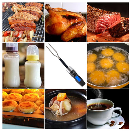 TS-BN60 Kitchen Food Cooking Double Fork Thermometer with Backlight - DealBuddy