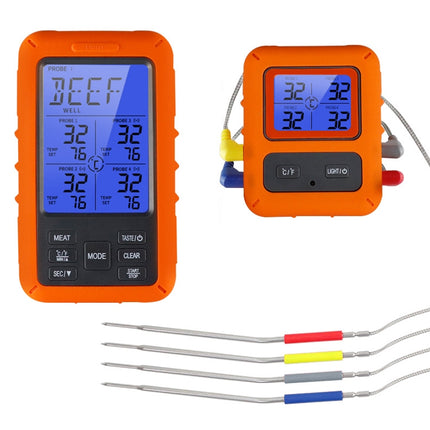 TS-TP40-A Kitchen Food Wireless Four Probe Thermometer, Probe is Waterproof - DealBuddy