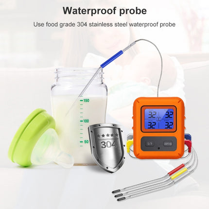 TS-TP40-A Kitchen Food Wireless Four Probe Thermometer, Probe is Waterproof - DealBuddy