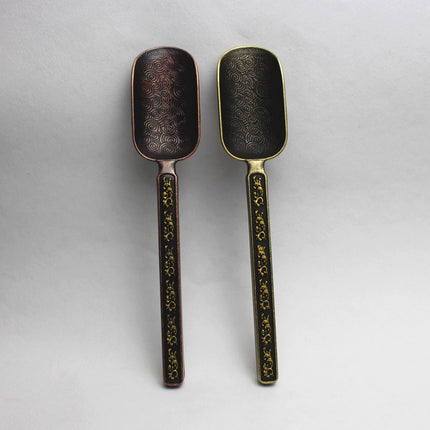 Copper-zinc Flower Pattern Tea Spoon Kungfu Teaism Accessories