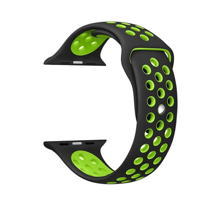 For Apple Watch Series 10 42mm / 9&8&7 41mm / SE 3&SE 2&6&SE&5&4 40mm / 3&2&1 38mm Fashionable Classical Silicone Sport Watch Band(Grey White), WA1230A, WA1230B, WA1230BG, WA1230BH, WA1230BL, WA1230BM, WA1230BR, WA1230BY, WA1230C, WA1230D, WA1230DW    ... - DealBuddy