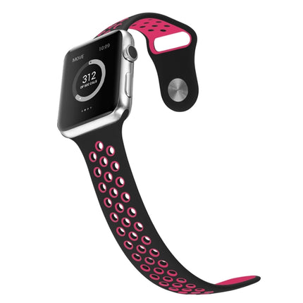 For Apple Watch Series 10 42mm / 9&8&7 41mm / SE 3&SE 2&6&SE&5&4 40mm / 3&2&1 38mm Fashionable Classical Silicone Sport Watch Band(Grey White), WA1230A, WA1230B, WA1230BG, WA1230BH, WA1230BL, WA1230BM, WA1230BR, WA1230BY, WA1230C, WA1230D, WA1230DW    ...