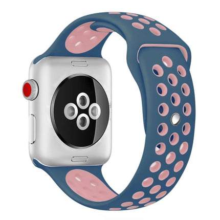 For Apple Watch Series 10 42mm / 9&8&7 41mm / SE 3&SE 2&6&SE&5&4 40mm / 3&2&1 38mm Fashionable Classical Silicone Sport Watch Band(Grey White), WA1230A, WA1230B, WA1230BG, WA1230BH, WA1230BL, WA1230BM, WA1230BR, WA1230BY, WA1230C, WA1230D, WA1230DW    ... - DealBuddy