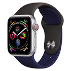 Double Colors Silicone Watch Band for Apple Watch Series 3 & 2 & 1 42mm (Light Blue+Light Pink) - DealBuddy