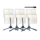 XI284 2 Pair I258 Side Brushes + 6 PCS I206 Filters + G101 Small Black Brush for ILIFE V8S