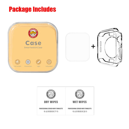 ENKAY Hat-Prince 2 in 1 TPU Semi-clad Case + 3D Full Screen PET Curved Heat Bending Film for Apple Watch Series 6 / 5 / 4 / SE 3 / SE 2 / SE 1 40mm - DealBuddy