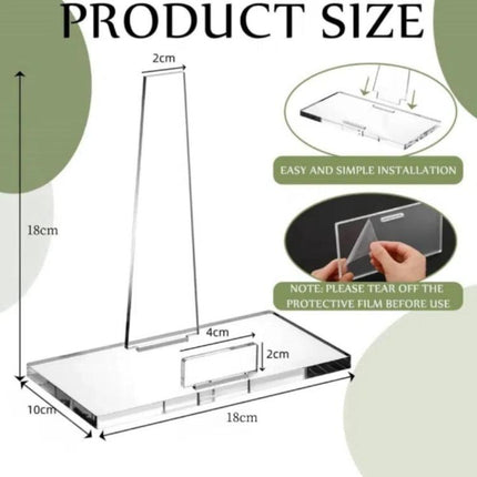 Acrylic Photo Frame Book Picture Plate Stand, 1set, 2sets - DealBuddy
