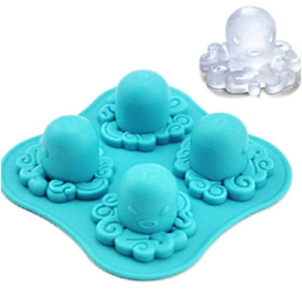 Adorable Octopus Mold Silicone Ice Cube Tools Ice Cream Cube Tray / Ice Mold - DealBuddy
