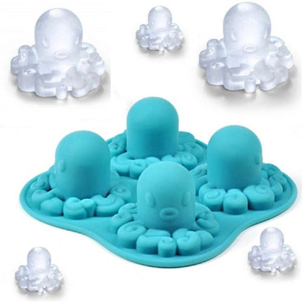 Adorable Octopus Mold Silicone Ice Cube Tools Ice Cream Cube Tray / Ice Mold - DealBuddy