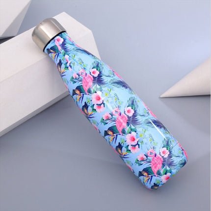 Animals Plants Pattern Thermal Cup Vacuum Flask Heat Water Bottle Portable Stainless Steel Sports Kettle - DealBuddy