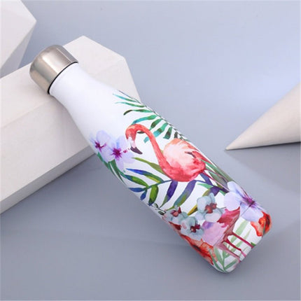 Animals Plants Pattern Thermal Cup Vacuum Flask Heat Water Bottle Portable Stainless Steel Sports Kettle - DealBuddy