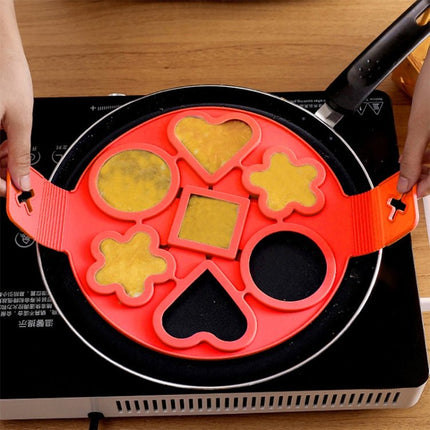 Anpro Nonstick Cooking Tool Egg Ring Maker Egg Silicone Mold Pancake Cheese Egg Cooker Pan Flip Kitchen Baking Accessories - DealBuddy