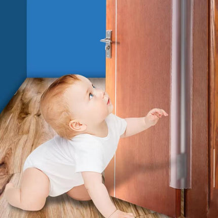 Anti - pinch Hand Door Hinge Protector Cover Home Baby Safety Door Sealing Self - adhesive Protection Strip - DealBuddy