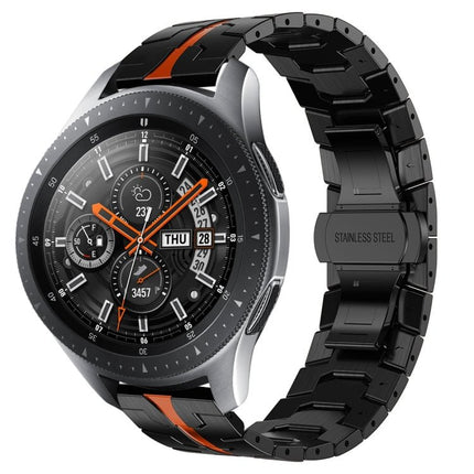 Armor Stainless Steel Metal Watch Band, For Samsung Galaxy watch3 45mm, For Samsung Galaxy watch 46mm, For Samsung Gear S3 Classic, For Samsung Gear S3 Frontier - DealBuddy