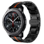 For Samsung Gear S3 Frontier / Black+Red