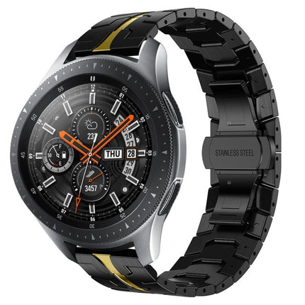 Armor Stainless Steel Metal Watch Band, For Samsung Galaxy watch3 45mm, For Samsung Galaxy watch 46mm, For Samsung Gear S3 Classic, For Samsung Gear S3 Frontier - DealBuddy