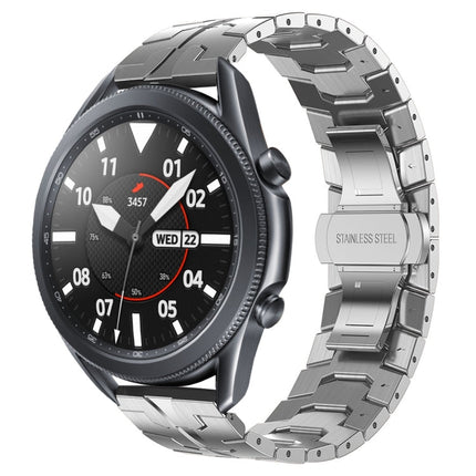 Armor Stainless Steel Metal Watch Band, For Samsung Galaxy watch3 45mm, For Samsung Galaxy watch 46mm, For Samsung Gear S3 Classic, For Samsung Gear S3 Frontier - DealBuddy