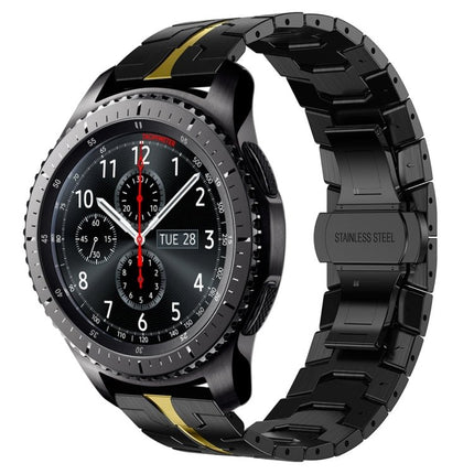 Armor Stainless Steel Metal Watch Band, For Samsung Galaxy watch3 45mm, For Samsung Galaxy watch 46mm, For Samsung Gear S3 Classic, For Samsung Gear S3 Frontier - DealBuddy