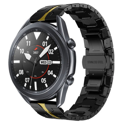Armor Stainless Steel Metal Watch Band, For Samsung Galaxy watch3 45mm, For Samsung Galaxy watch 46mm, For Samsung Gear S3 Classic, For Samsung Gear S3 Frontier - DealBuddy