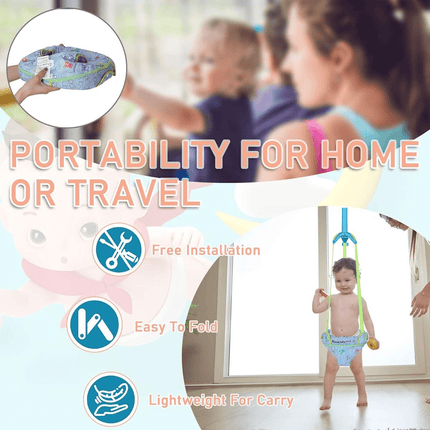 Baby Doorway Swing & Jumper – Adjustable Seat, Safe Swinging and Jumping Motion for Infants - DealBuddy