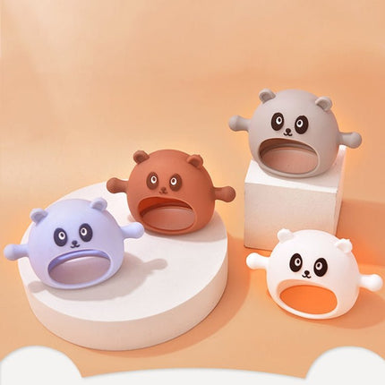 Baby Hand Protector Silicone Gloves Teether Anti Hand Eating Teething Toys - DealBuddy