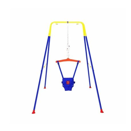 Baby Jumper with Stand – Adjustable for 6‑24 Months, Indoor/Outdoor Free‑Standing Bouncer - DealBuddy