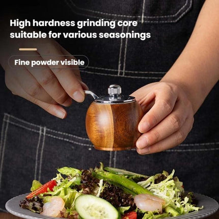 Ball Pepper Mill Hand - Crank Mini Ceramic Core Multi - Purpose Grinder - DealBuddy