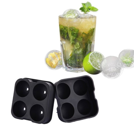 Ball Shape 4 - Grid Silicone Ice Cube Mold - DealBuddy