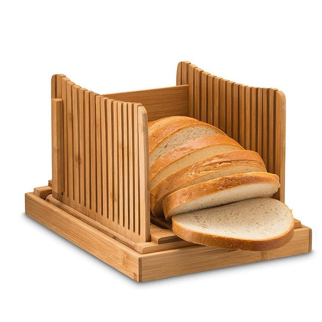 Bamboo Household And Commercial Multi - Function Bread Cutting Plate Sliced Cutting Board Bread Slices Bread Plate - DealBuddy