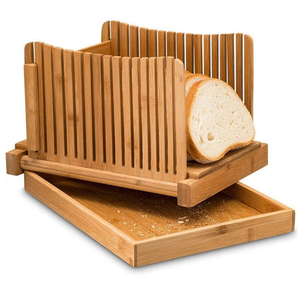Bamboo Household And Commercial Multi - Function Bread Cutting Plate Sliced Cutting Board Bread Slices Bread Plate - DealBuddy