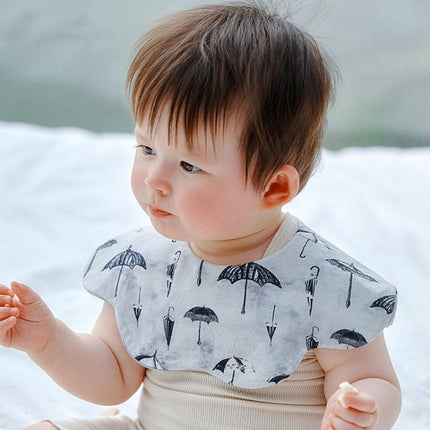 Benzdeer Petal Shape Bib Infants Saliva Towel, Love Heart, Ripple Red and Blue Grid, Ripple Bow, Large Color Grid, Pink and Yellow Stripes, Pink and Blue Stripes, Retro Checkered Flowers, Retro Butterfly, Retro Line Flowers, Retro Umbrella, Tool       ... - DealBuddy