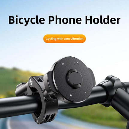 Bicycle Motorcycle Snap - On Mobile Phone Holder With Magnetic Ring - DealBuddy