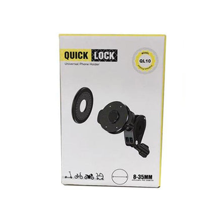 Bicycle Motorcycle Snap - On Mobile Phone Holder With Magnetic Ring - DealBuddy